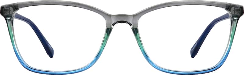 Deep Sea Rectangle Glasses
