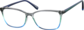 Angle view of Rectangle Glasses 2027616 in Deep Sea thumbnail