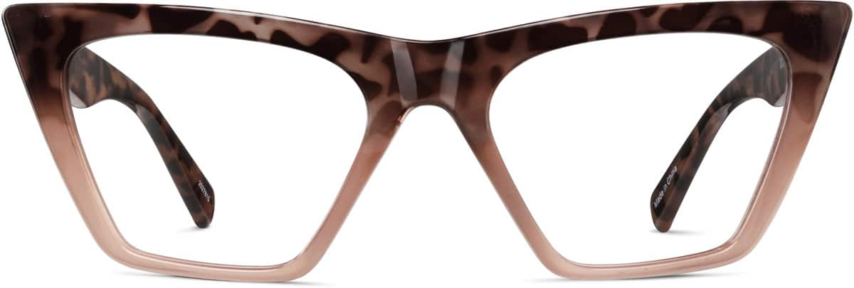 Front view of Cat-Eye Glasses 2027815 in Tortoiseshell