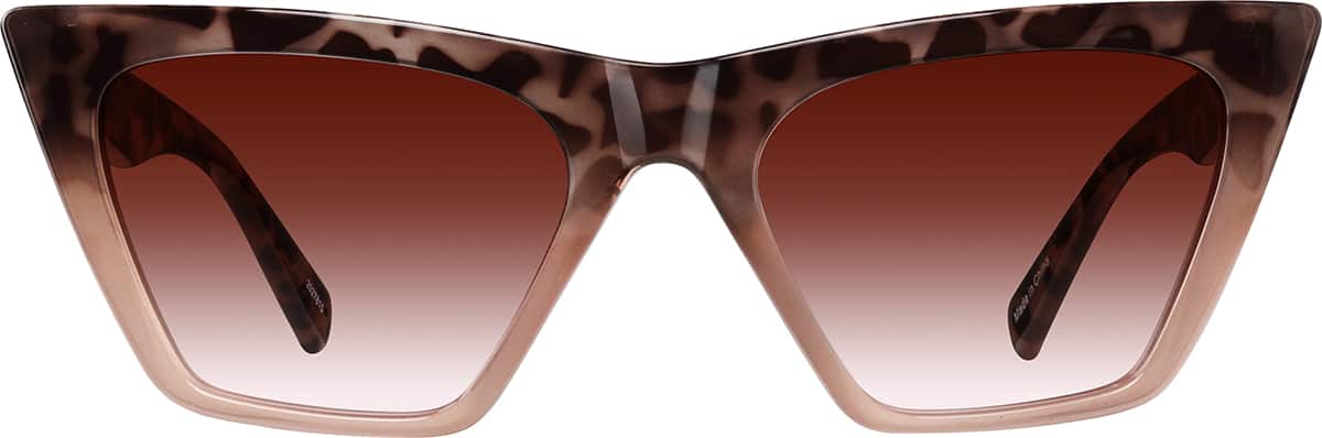 Angle Acetate Cat-Eye Sunglasses