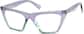 Angle view of Cat-Eye Glasses 2027817 in Lavender thumbnail