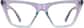 Front view of Cat-Eye Glasses 2027817 in Lavender thumbnail