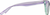 Side view of Cat-Eye Glasses 2027817 in Lavender thumbnail