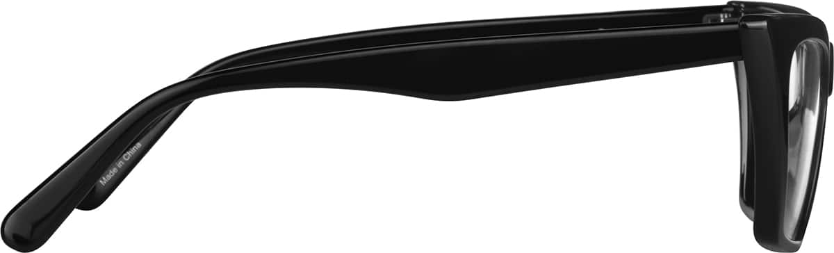 Side view of Cat-Eye Glasses 2027821 in Black