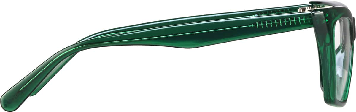 Side view of Cat-Eye Glasses 2027824 in Green