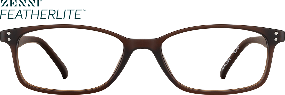 Brown Rectangle Glasses