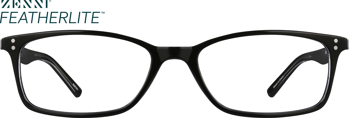Black Rectangle Glasses