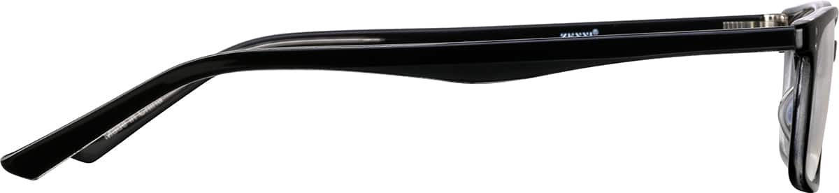 Side view of Rectangle Glasses 2027921 in Black