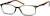 Angle view of Rectangle Glasses 2027924 in Moss thumbnail