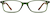 Front view of Rectangle Glasses 2027924 in Moss thumbnail