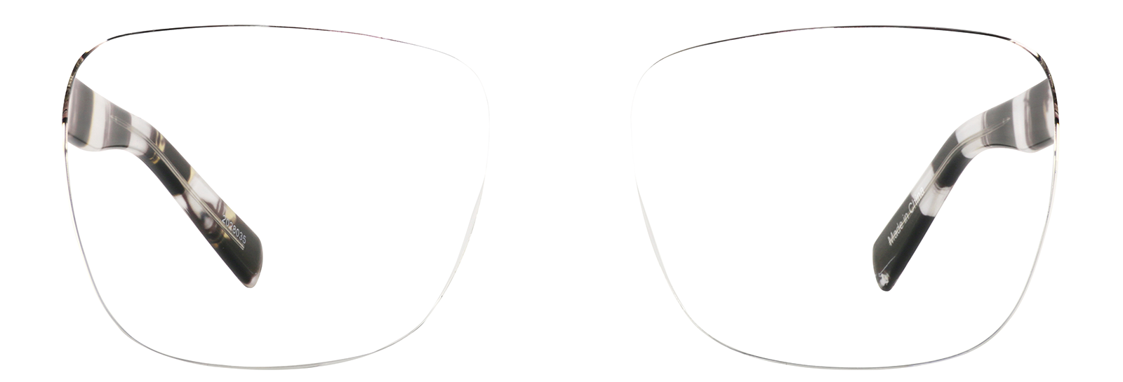 Black Square Glasses #2028121 | Zenni Optical