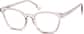 Angle view of Square Glasses 2028119 in Pink thumbnail