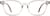 Front view of Square Glasses 2028119 in Pink thumbnail