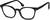 Angle view of Square Glasses 2028121 in Black thumbnail