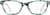 Front view of Rectangle Glasses 2028224 in Green Tortoiseshell thumbnail