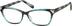 Cat-Eye Glasses 2028524 in Green Stripe