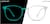 Front view of Kids' Glow-in-the-Dark Round Glasses 2029150 in Blue Glow thumbnail