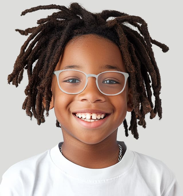 Image of Kids' Glow-in-the-Dark Round Glasses