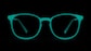Image of Kids' Glow-in-the-Dark Round Glasses thumbnail