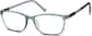 Angle view of Kids' Rectangle Glasses 2029312 in Blue thumbnail