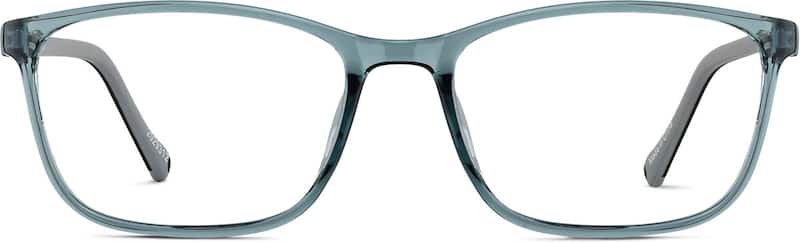 Blue Kids' Rectangle Glasses