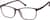 Angle view of Kids' Rectangle Glasses 2029315 in Brown thumbnail