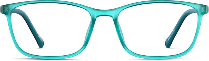 Aqua Kids' Rectangle Glasses