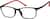 Angle view of Kids' Rectangle Glasses 2029321 in Black thumbnail