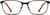 Front view of Kids' Rectangle Glasses 2029321 in Black thumbnail