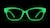 Image of Glow-in-the-Dark Rectangle Glasses thumbnail