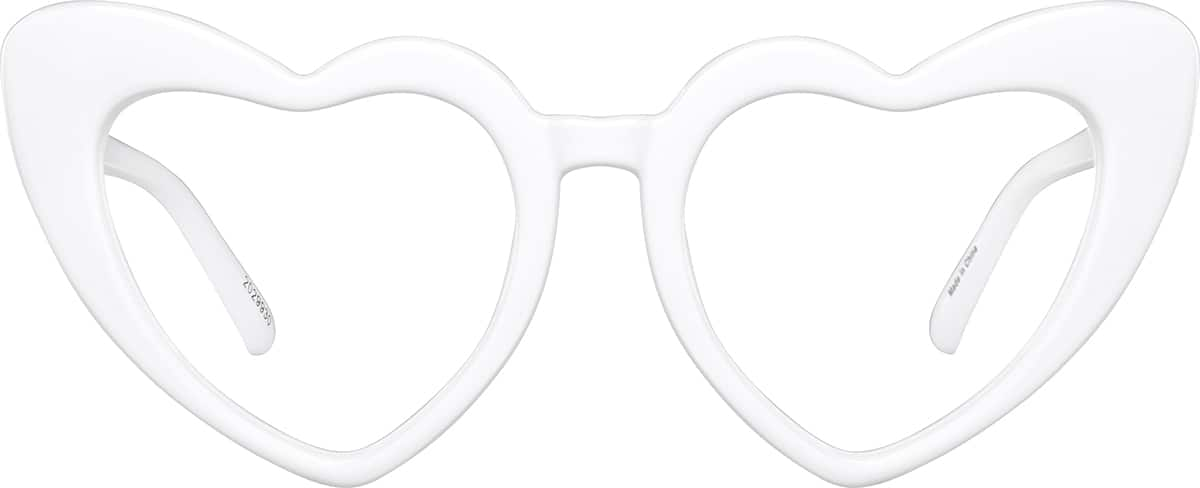 zenni heart shaped glasses