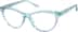 Cat-Eye Glasses 2030017 in Lavender & Green