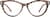 Front view of Cat-Eye Glasses 2030019 in Blush thumbnail