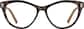 Front view of Cat-Eye Glasses 2030019 in Blush thumbnail
