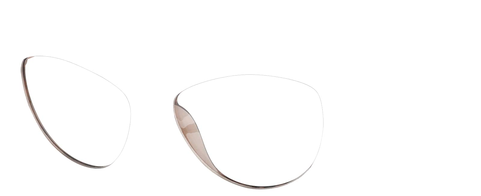 Angle view of Cat-Eye Glasses 2030019 in Blush