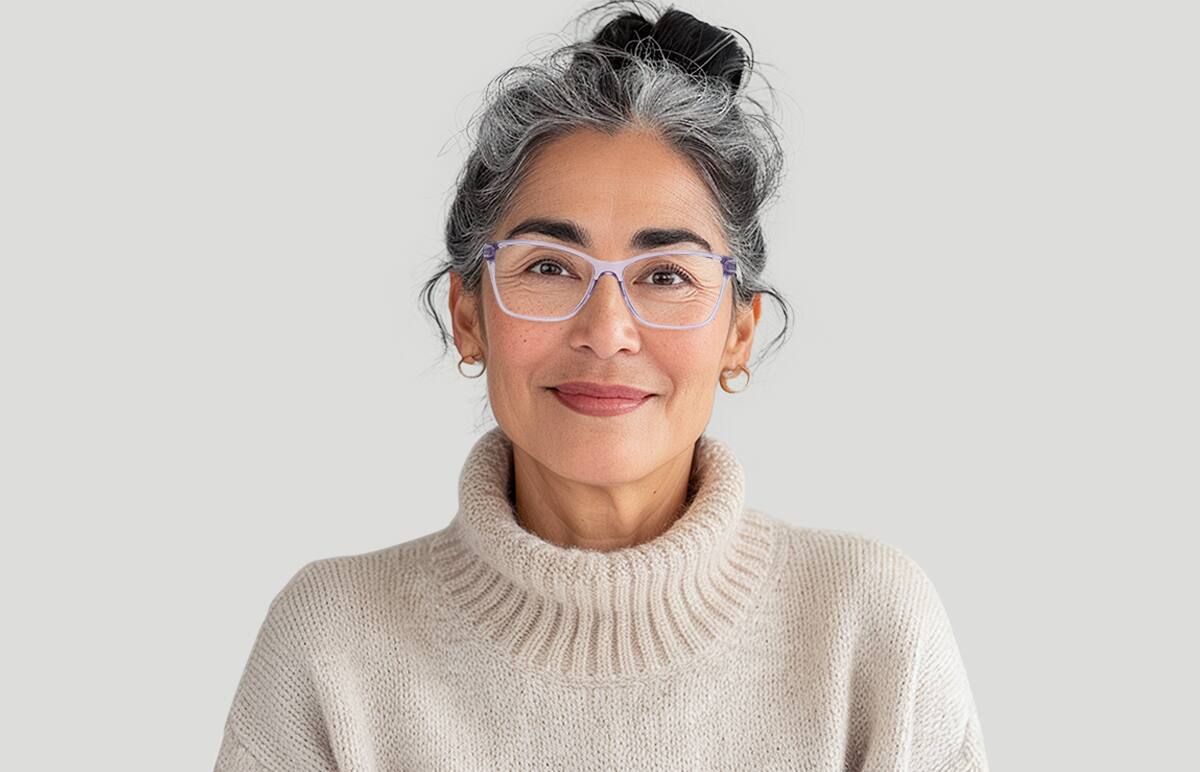 Iris Rectangle Glasses #2030217 | Zenni Optical