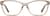 Front view of Rectangle Glasses 2030233 in Champagne thumbnail