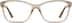 Rectangle Glasses 2030233 in Champagne