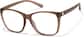 Angle view of Square Glasses 2030315 in Brown thumbnail