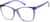 Angle view of Square Glasses 2030317 in Purple thumbnail