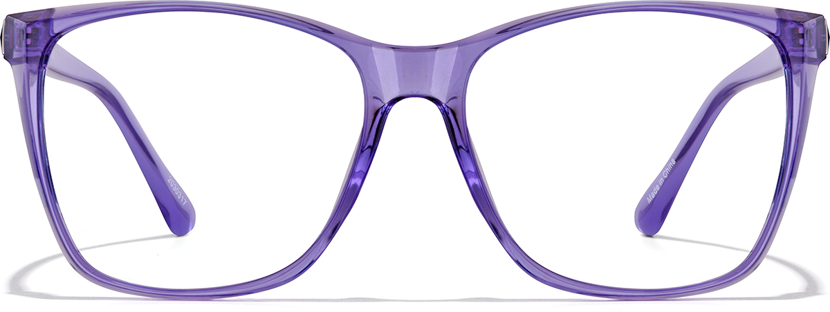 Purple Square Glasses