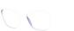 Angle view of Square Glasses 2030317 in Purple thumbnail