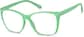 Angle view of Square Glasses 2030324 in Mint thumbnail