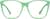 Front view of Square Glasses 2030324 in Mint thumbnail