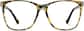 Front view of Square Glasses 2030339 in Tortoiseshell thumbnail