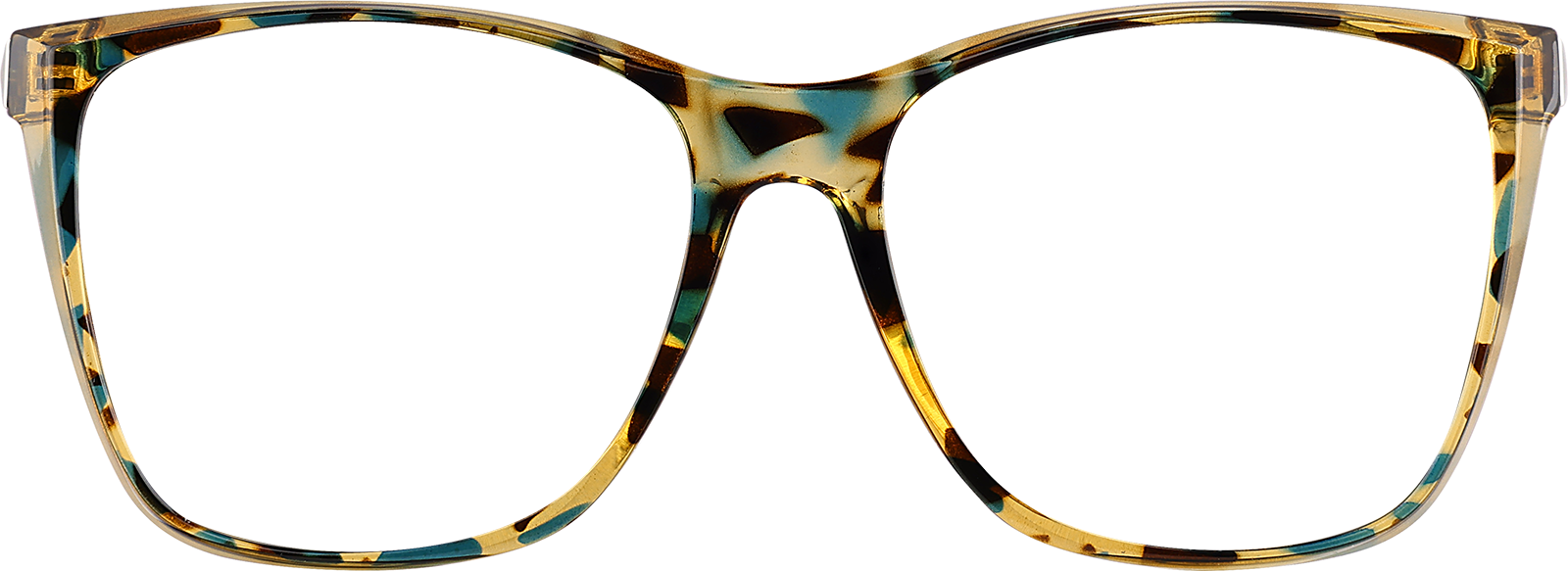 Front view of Square Glasses 2030339 in Tortoiseshell