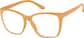 Angle view of Square Glasses 2030342 in Melon thumbnail