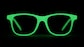 Image of Kids' Glow-in-the-Dark Square Glasses thumbnail
