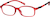 Angle view of Kids' Oval Glasses 2030518 in Cherry thumbnail