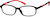 Angle view of Kids' Oval Glasses 2030521 in Black thumbnail
